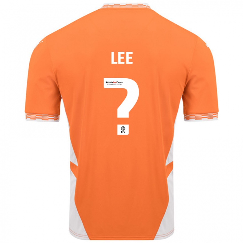 Niño Camiseta Samantha Lee #0 Naranja Blanco 1ª Equipación 2024/25 La Camisa Perú