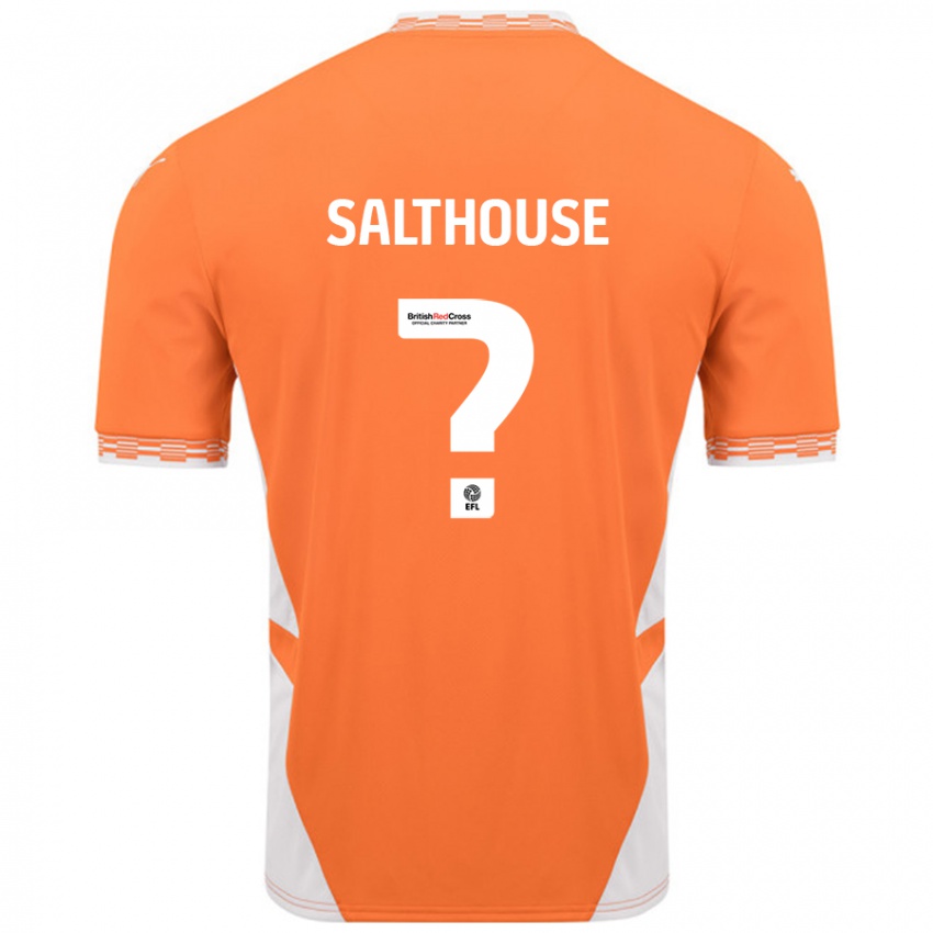 Niño Camiseta Emily Salthouse #0 Naranja Blanco 1ª Equipación 2024/25 La Camisa Perú