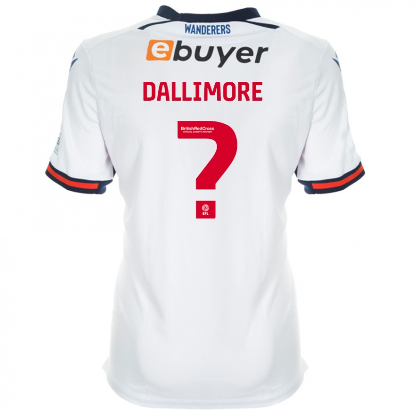 Niño Camiseta Jack Dallimore #0 Blanco 1ª Equipación 2024/25 La Camisa Perú