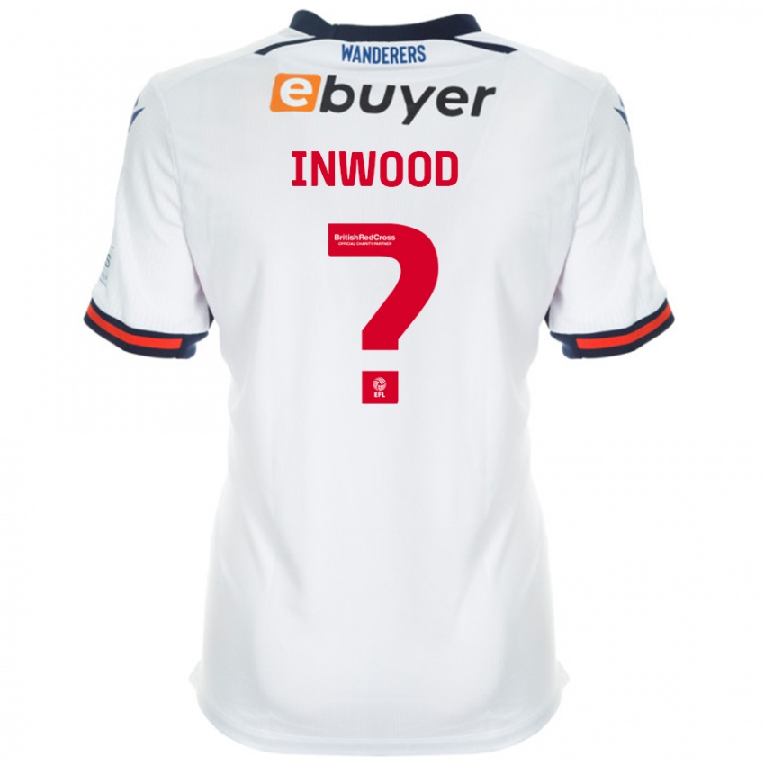 Niño Camiseta Sam Inwood #0 Blanco 1ª Equipación 2024/25 La Camisa Perú