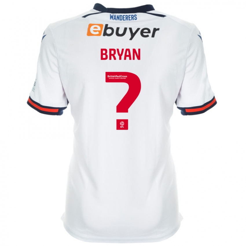 Niño Camiseta Trevon Bryan #0 Blanco 1ª Equipación 2024/25 La Camisa Perú