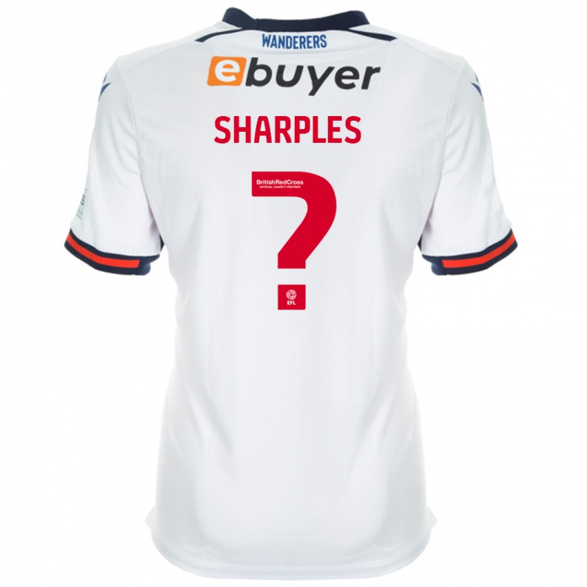 Niño Camiseta Sonny Sharples #0 Blanco 1ª Equipación 2024/25 La Camisa Perú