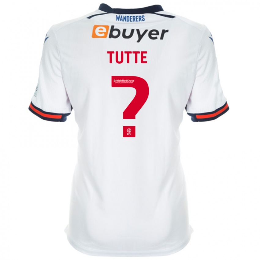 Niño Camiseta Andrew Tutte #0 Blanco 1ª Equipación 2024/25 La Camisa Perú