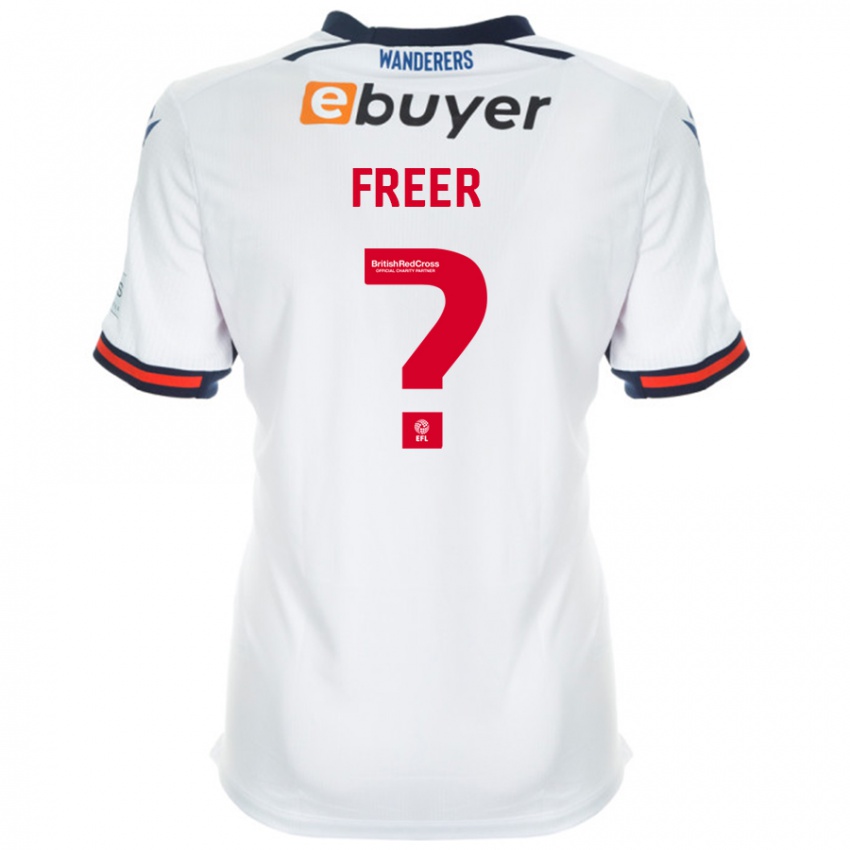 Niño Camiseta Eleanor Freer #0 Blanco 1ª Equipación 2024/25 La Camisa Perú