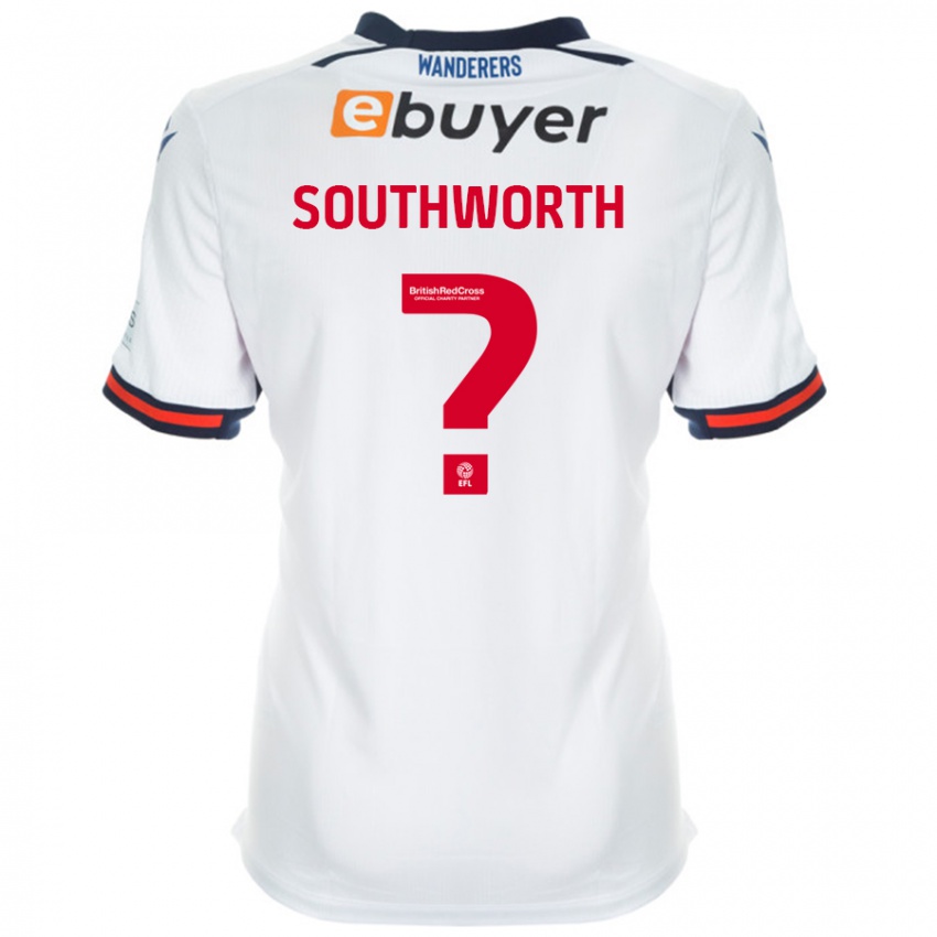 Niño Camiseta Ellie Southworth #0 Blanco 1ª Equipación 2024/25 La Camisa Perú