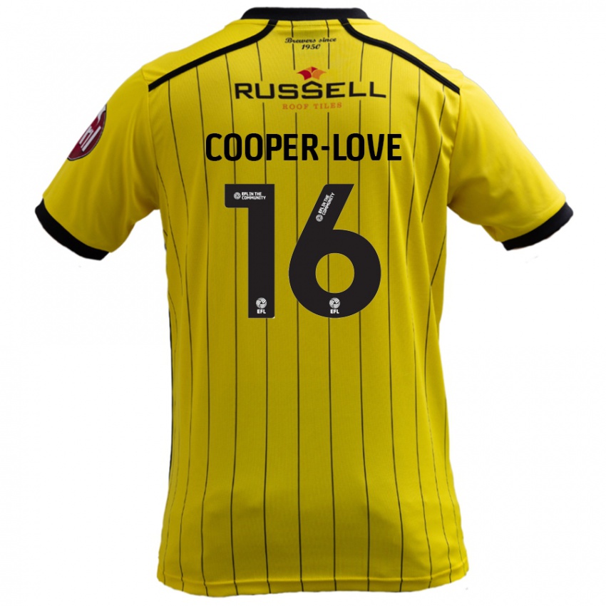 Niño Camiseta Jack Cooper-Love #16 Amarillo 1ª Equipación 2024/25 La Camisa Perú