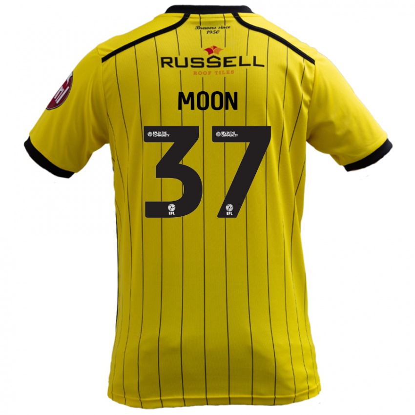 Niño Camiseta Jasper Moon #37 Amarillo 1ª Equipación 2024/25 La Camisa Perú