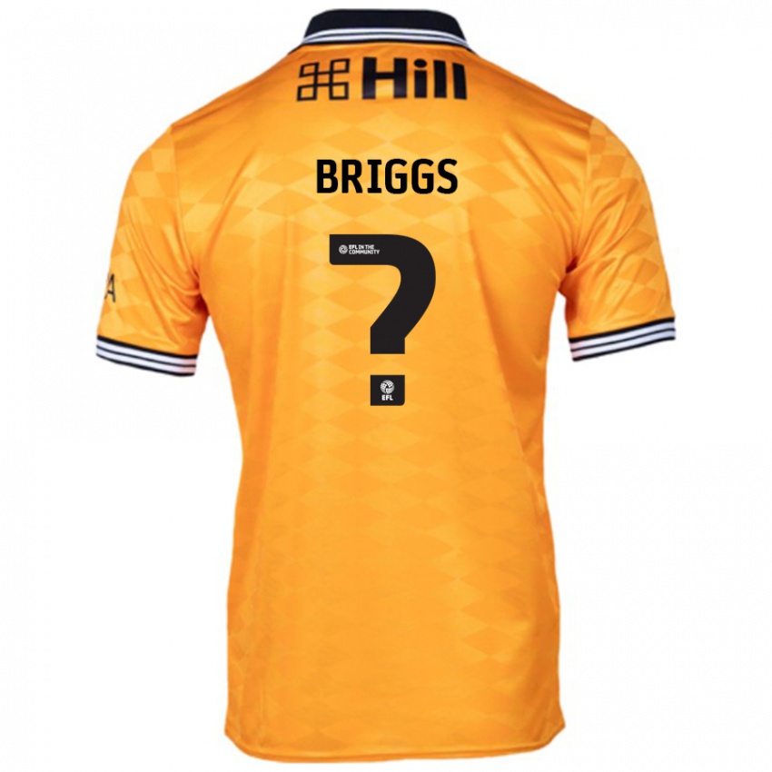 Niño Camiseta Jj Briggs #0 Naranja 1ª Equipación 2024/25 La Camisa Perú