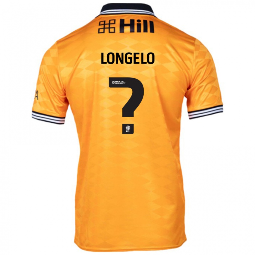 Niño Camiseta Emmanuel Longelo #0 Naranja 1ª Equipación 2024/25 La Camisa Perú