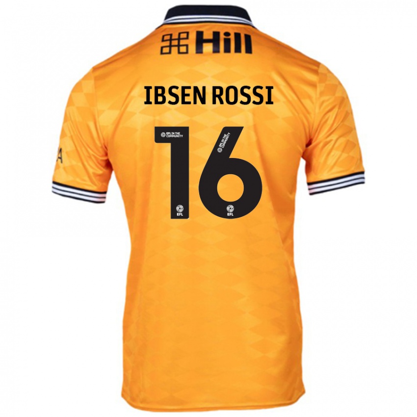 Niño Camiseta Zeno Ibsen Rossi #16 Naranja 1ª Equipación 2024/25 La Camisa Perú