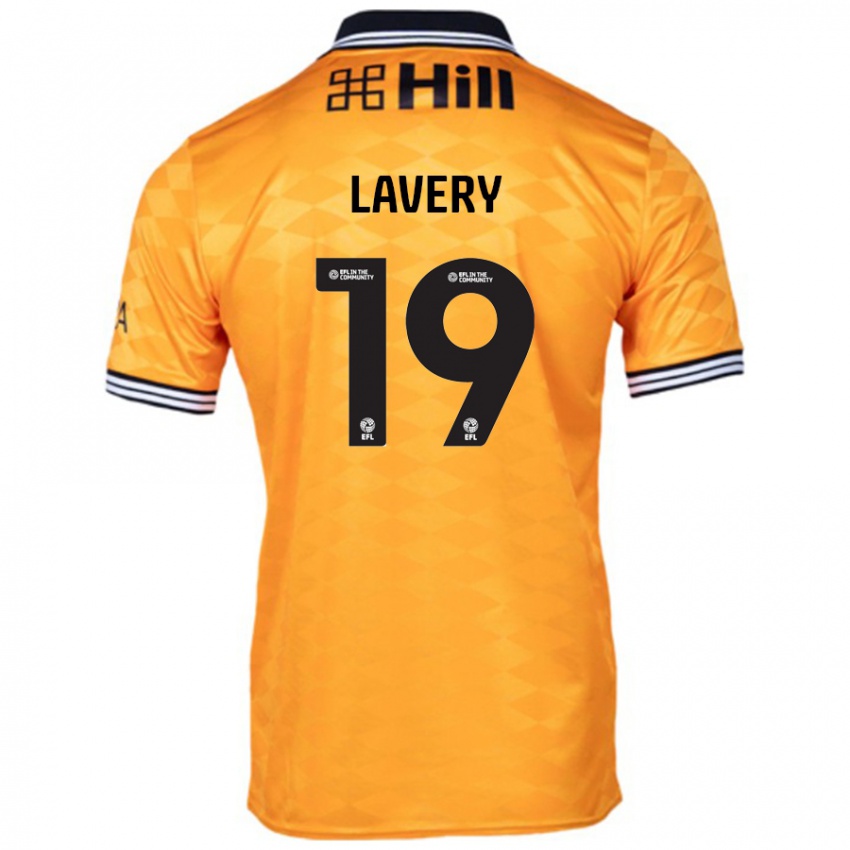 Niño Camiseta Shayne Lavery #19 Naranja 1ª Equipación 2024/25 La Camisa Perú