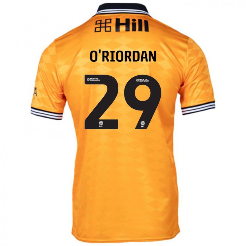 Niño Camiseta Connor O'riordan #29 Naranja 1ª Equipación 2024/25 La Camisa Perú