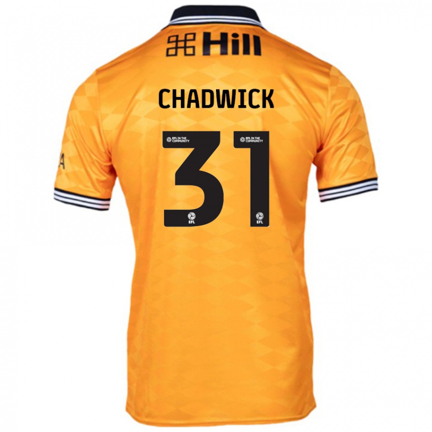 Niño Camiseta Louis Chadwick #31 Naranja 1ª Equipación 2024/25 La Camisa Perú