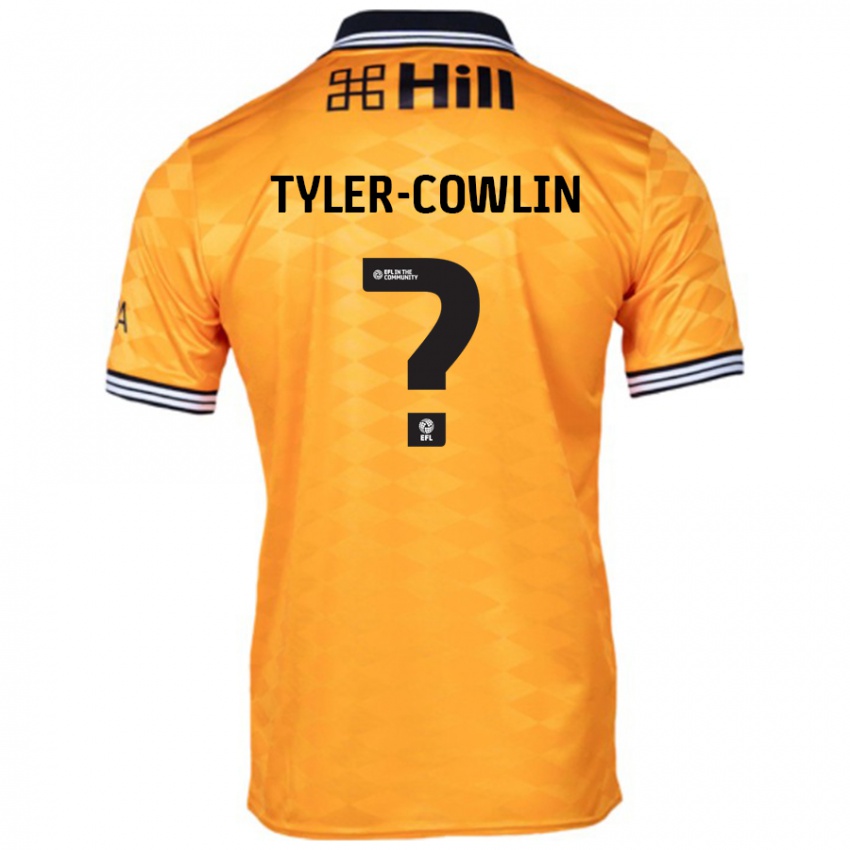 Niño Camiseta Danny Tyler-Cowlin #0 Naranja 1ª Equipación 2024/25 La Camisa Perú