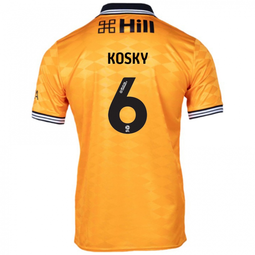 Niño Camiseta Rachel Kosky #6 Naranja 1ª Equipación 2024/25 La Camisa Perú