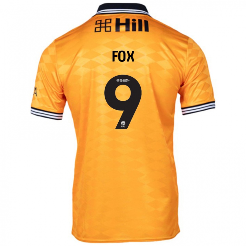 Niño Camiseta Ruth Fox #9 Naranja 1ª Equipación 2024/25 La Camisa Perú