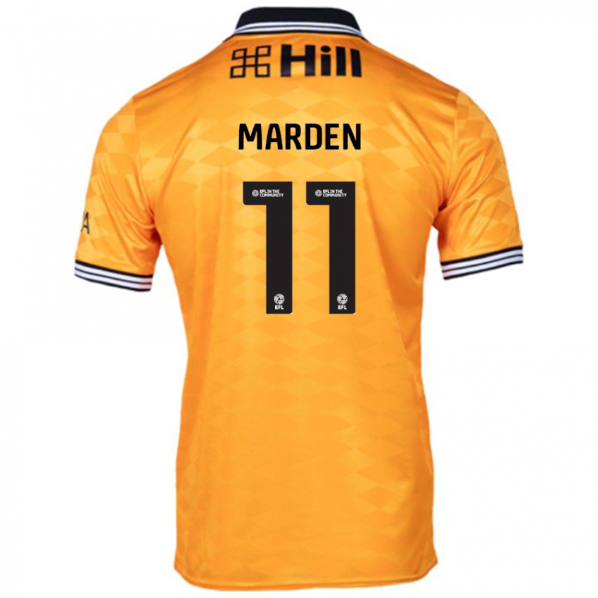 Niño Camiseta Ella Marden #11 Naranja 1ª Equipación 2024/25 La Camisa Perú