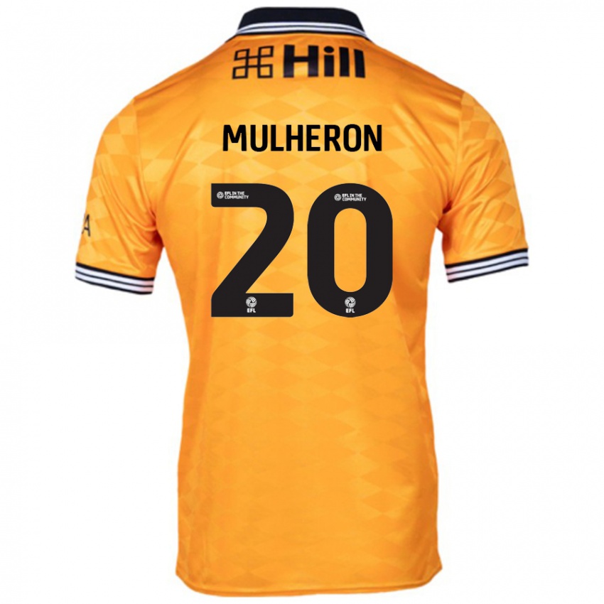 Niño Camiseta Bronwyn Mulheron #20 Naranja 1ª Equipación 2024/25 La Camisa Perú