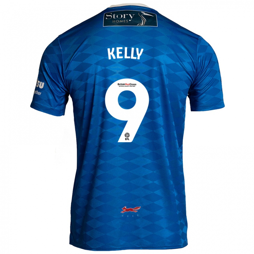 Niño Camiseta Georgie Kelly #9 Azul 1ª Equipación 2024/25 La Camisa Perú