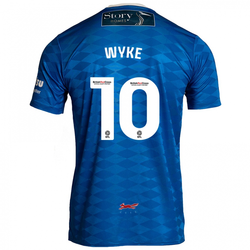 Niño Camiseta Charlie Wyke #10 Azul 1ª Equipación 2024/25 La Camisa Perú