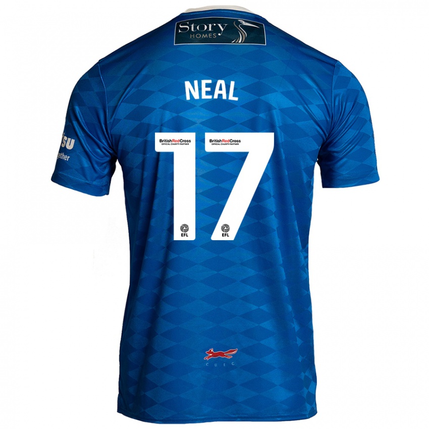 Niño Camiseta Harrison Neal #17 Azul 1ª Equipación 2024/25 La Camisa Perú