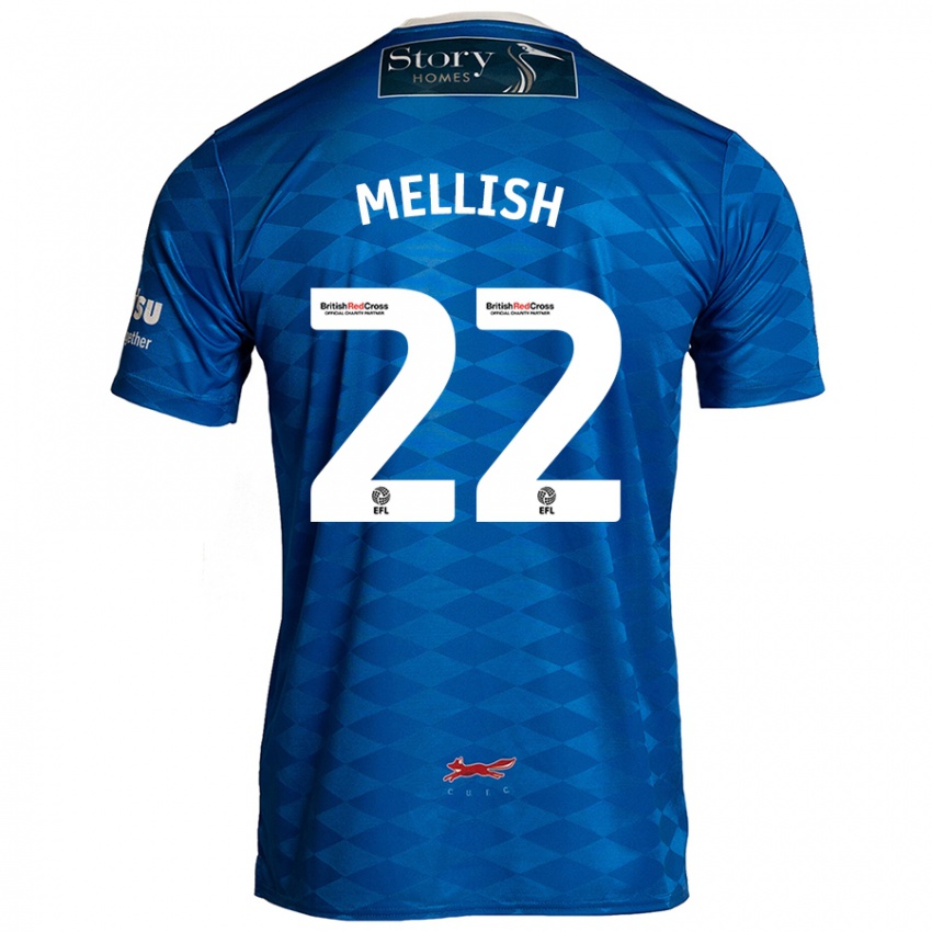 Niño Camiseta Jon Mellish #22 Azul 1ª Equipación 2024/25 La Camisa Perú