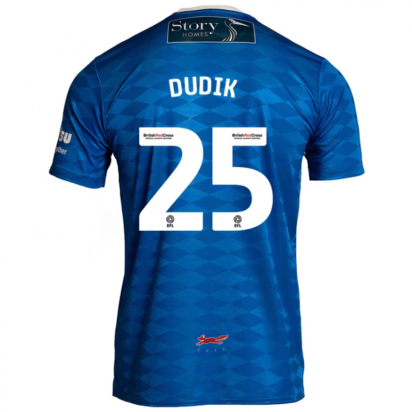 Niño Camiseta Anton Dudik #25 Azul 1ª Equipación 2024/25 La Camisa Perú