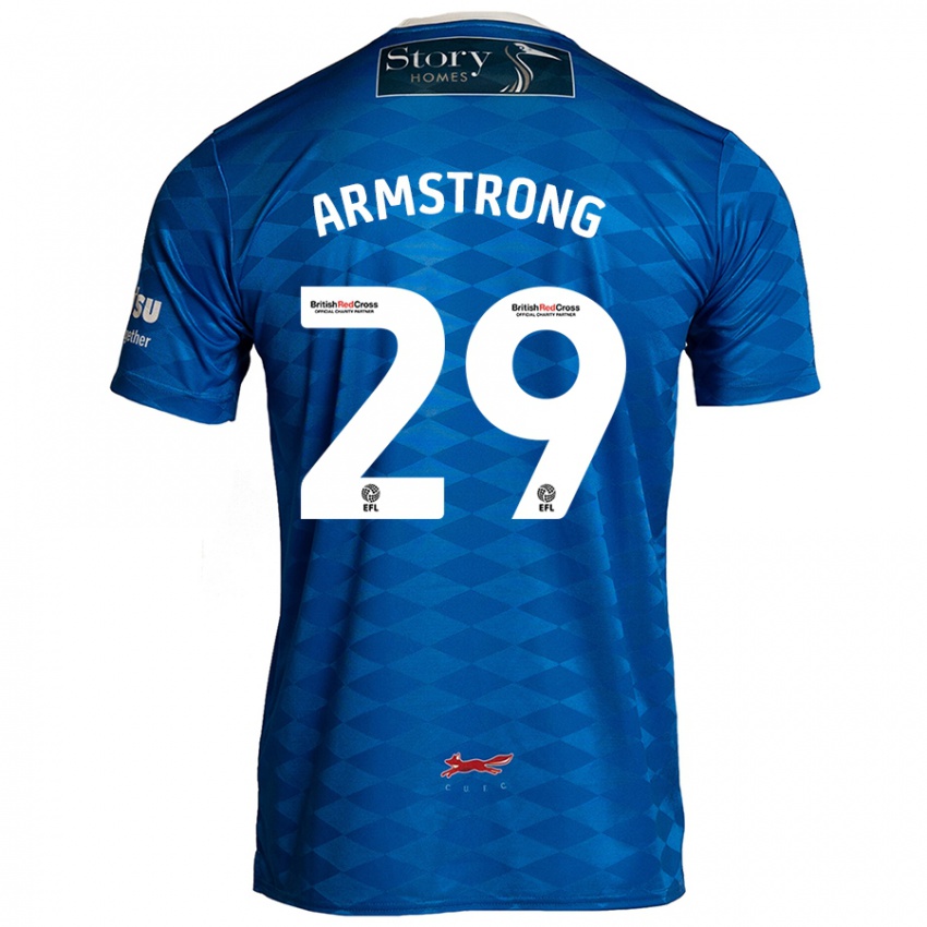 Niño Camiseta Luke Armstrong #29 Azul 1ª Equipación 2024/25 La Camisa Perú