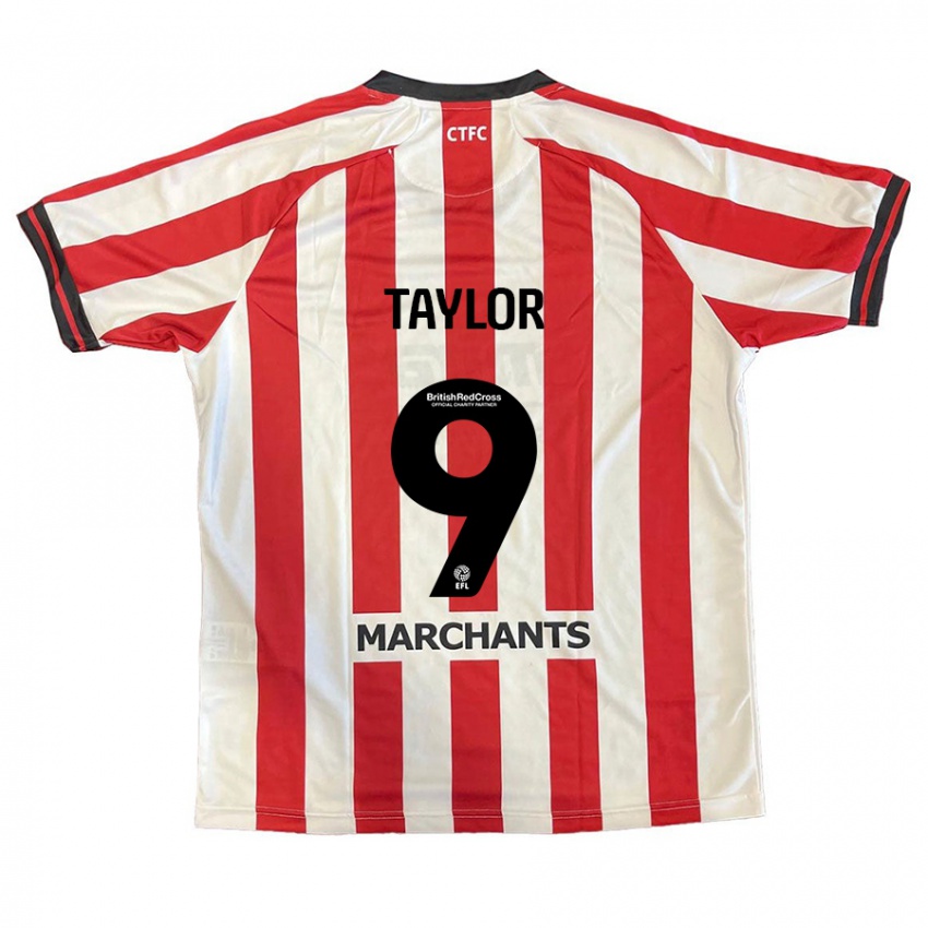 Niño Camiseta Matty Taylor #9 Rojo Blanco 1ª Equipación 2024/25 La Camisa Perú