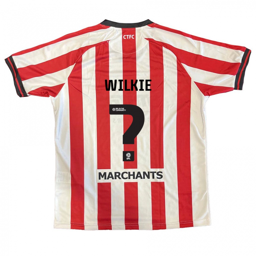 Niño Camiseta Alex Wilkie #0 Rojo Blanco 1ª Equipación 2024/25 La Camisa Perú