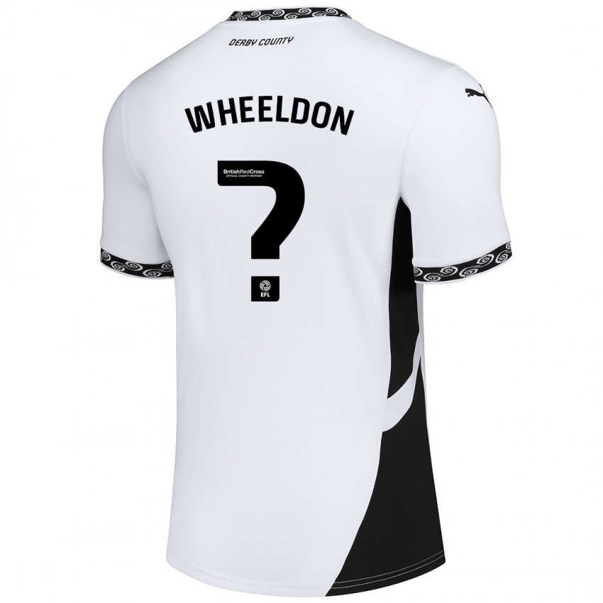 Niño Camiseta Lennon Wheeldon #0 Blanco Negro 1ª Equipación 2024/25 La Camisa Perú