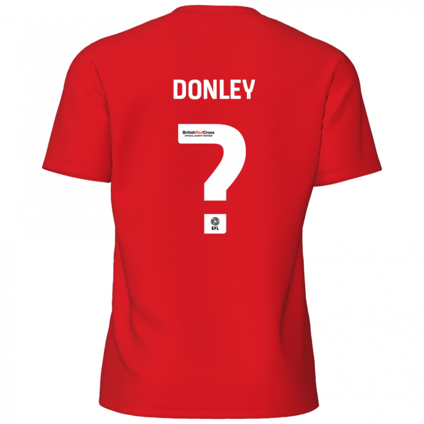 Niño Camiseta Jamie Donley #0 Rojo 1ª Equipación 2024/25 La Camisa Perú