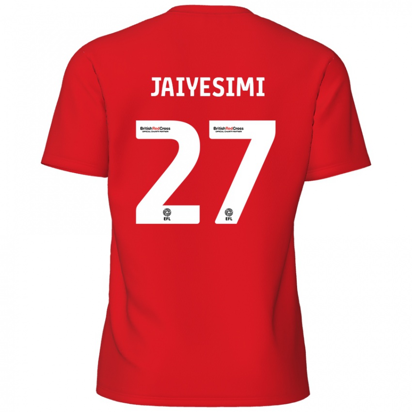 Niño Camiseta Diallang Jaiyesimi #27 Rojo 1ª Equipación 2024/25 La Camisa Perú