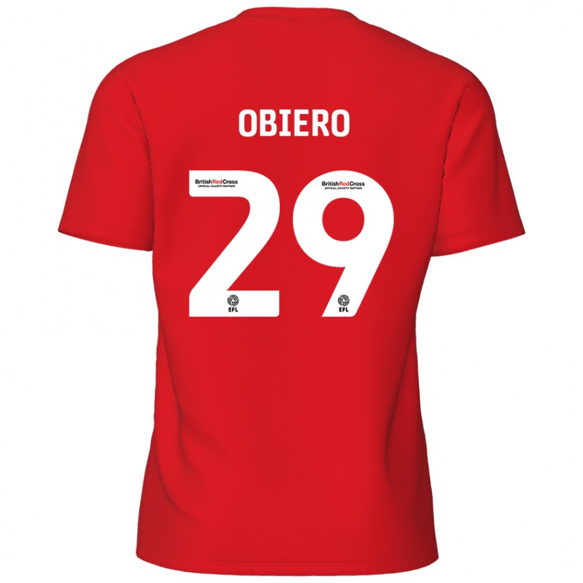 Niño Camiseta Zech Obiero #29 Rojo 1ª Equipación 2024/25 La Camisa Perú