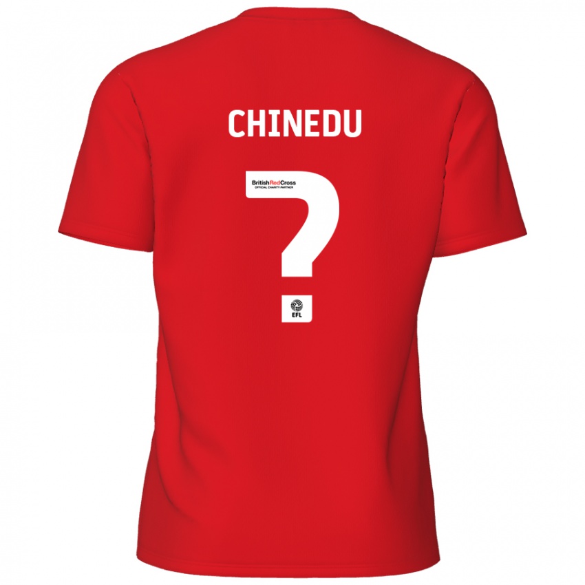 Niño Camiseta Phillip Chinedu #0 Rojo 1ª Equipación 2024/25 La Camisa Perú