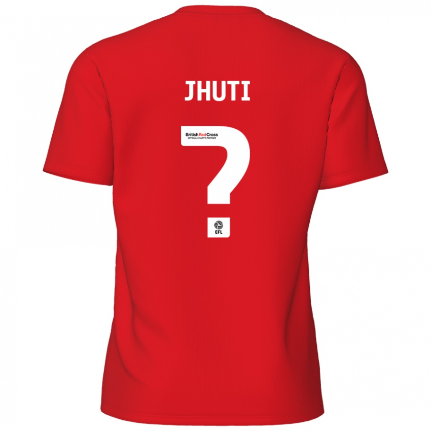 Niño Camiseta Reece Jhuti #0 Rojo 1ª Equipación 2024/25 La Camisa Perú