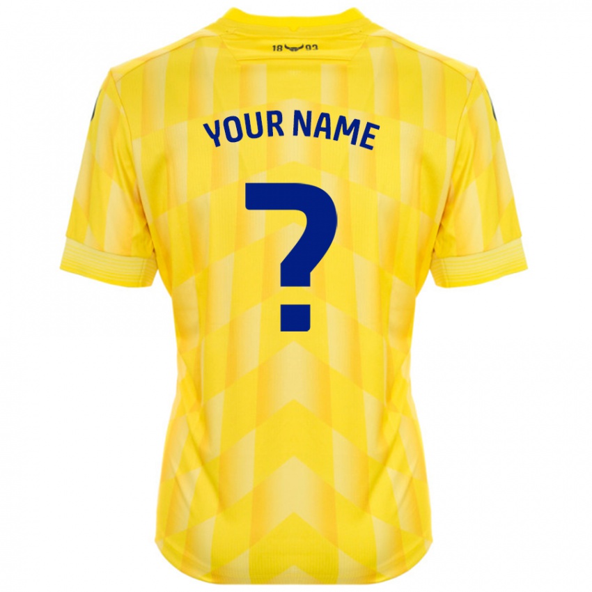 Niño Camiseta Su Nombre #0 Amarillo 1ª Equipación 2024/25 La Camisa Perú