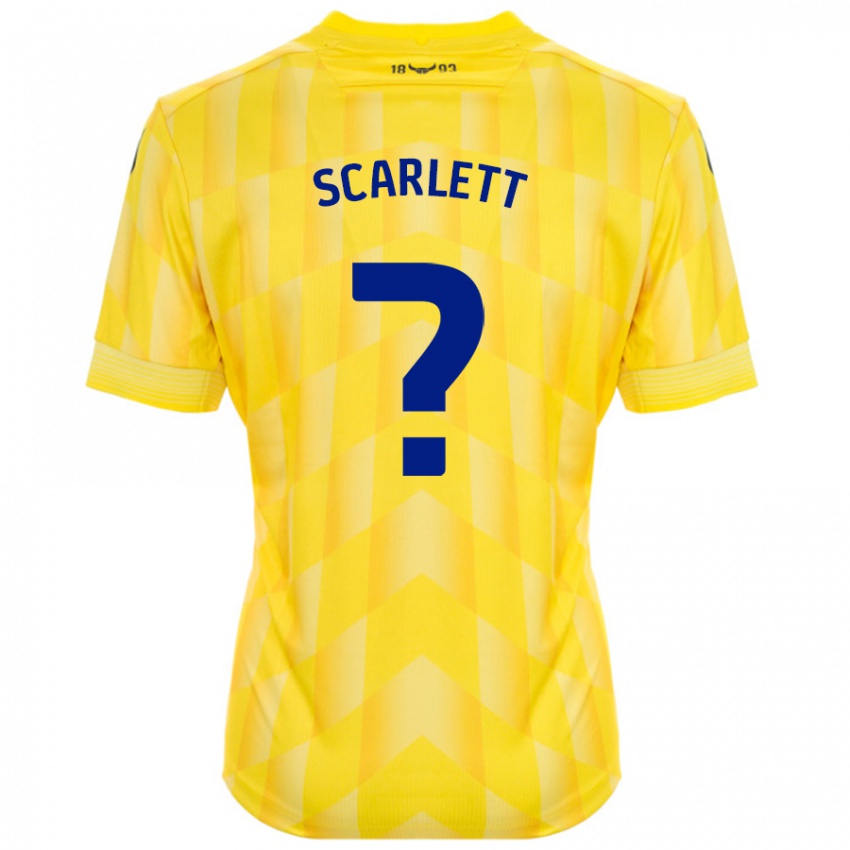 Niño Camiseta Dane Scarlett #0 Amarillo 1ª Equipación 2024/25 La Camisa Perú