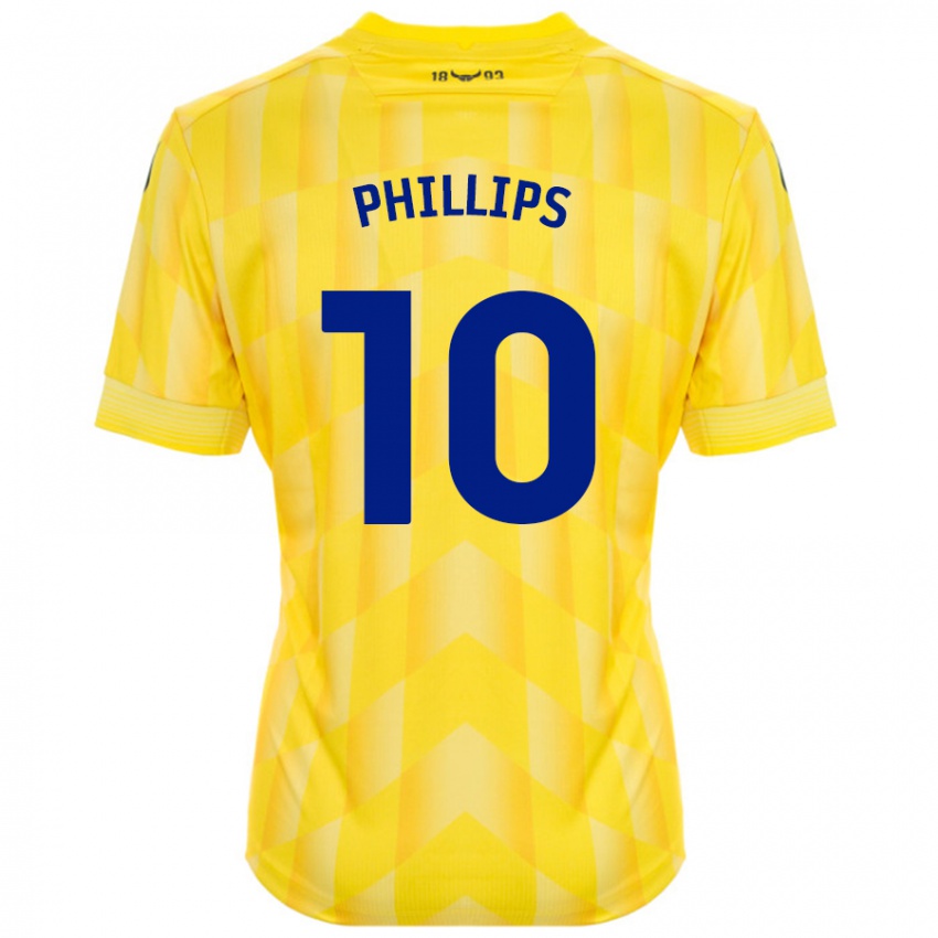 Niño Camiseta Matt Phillips #10 Amarillo 1ª Equipación 2024/25 La Camisa Perú