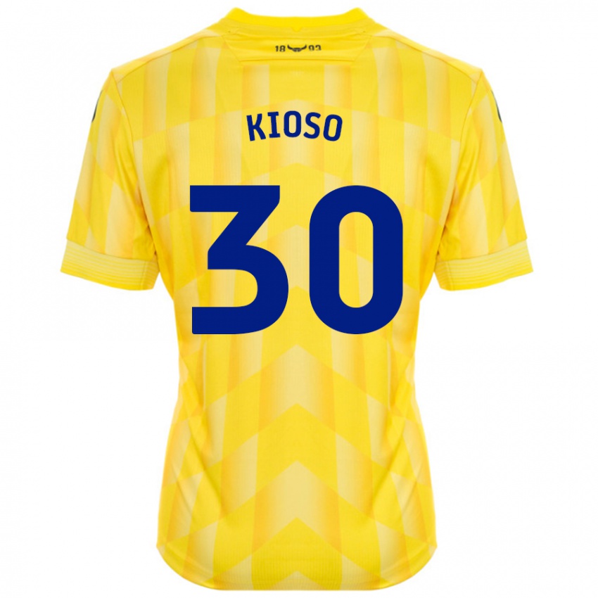 Niño Camiseta Peter Kioso #30 Amarillo 1ª Equipación 2024/25 La Camisa Perú