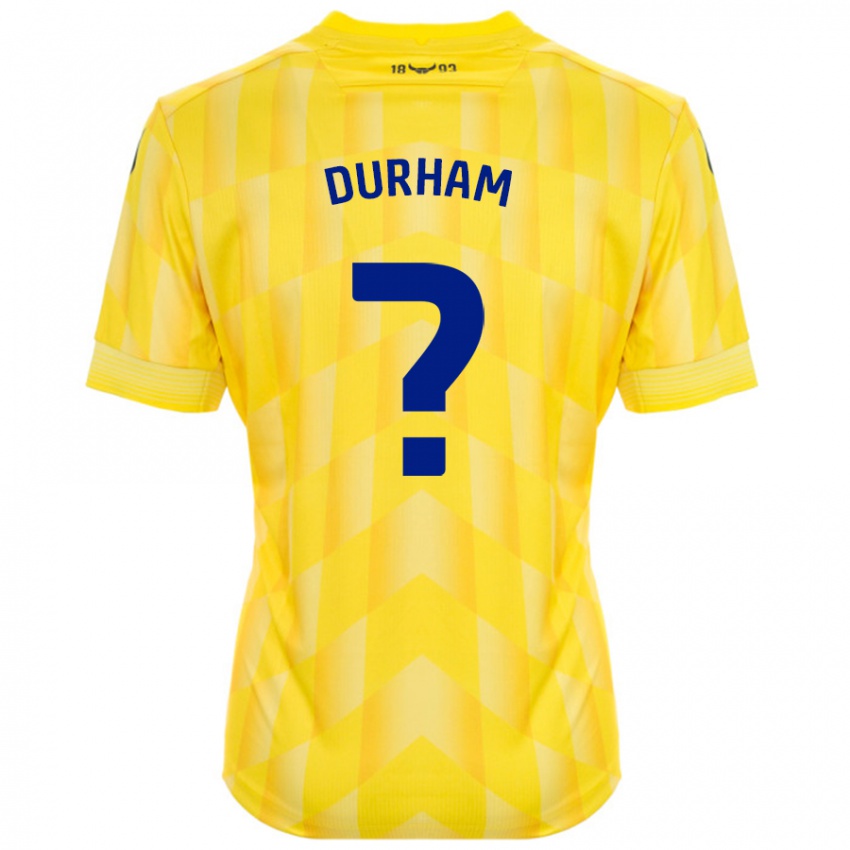 Niño Camiseta Lucy Durham #0 Amarillo 1ª Equipación 2024/25 La Camisa Perú