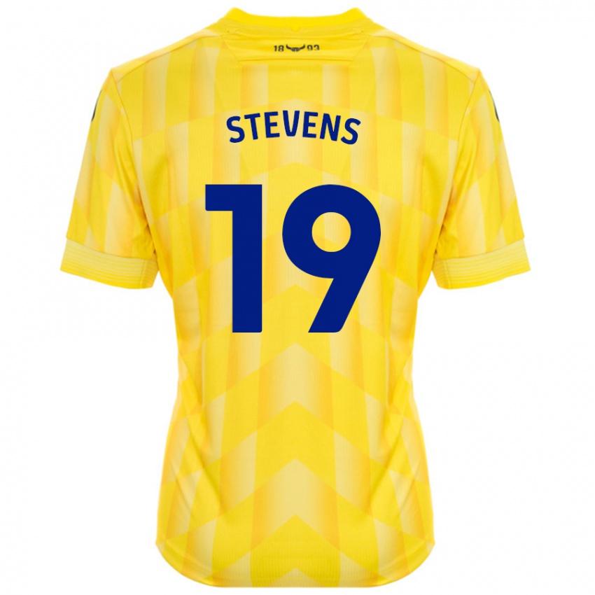 Niño Camiseta Lily Stevens #19 Amarillo 1ª Equipación 2024/25 La Camisa Perú