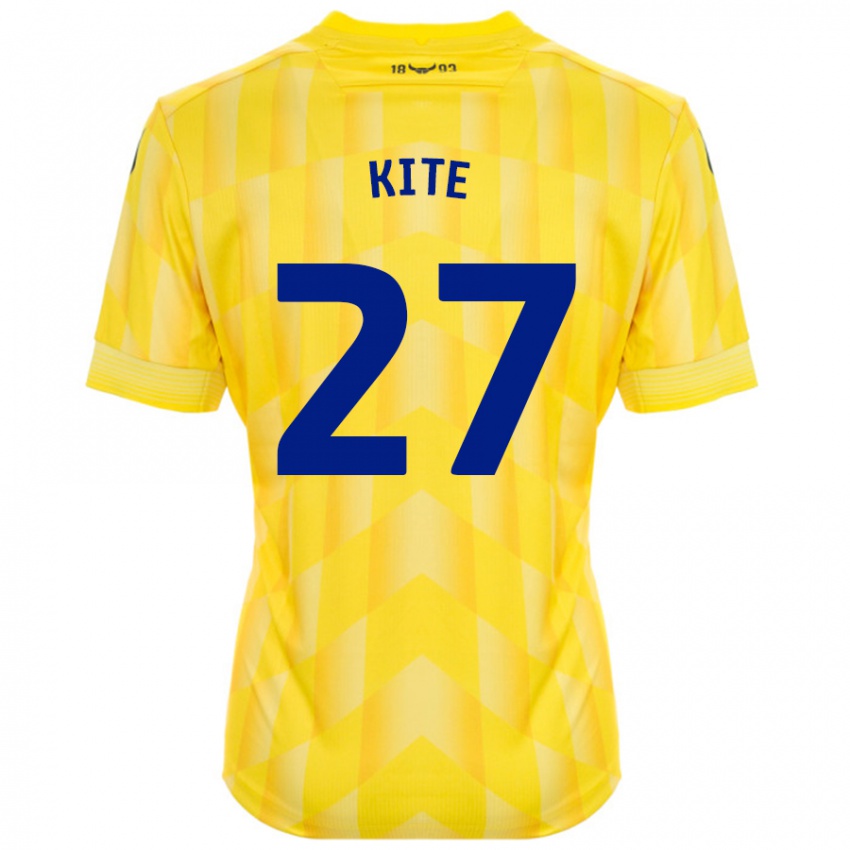 Niño Camiseta Rose Kite #27 Amarillo 1ª Equipación 2024/25 La Camisa Perú