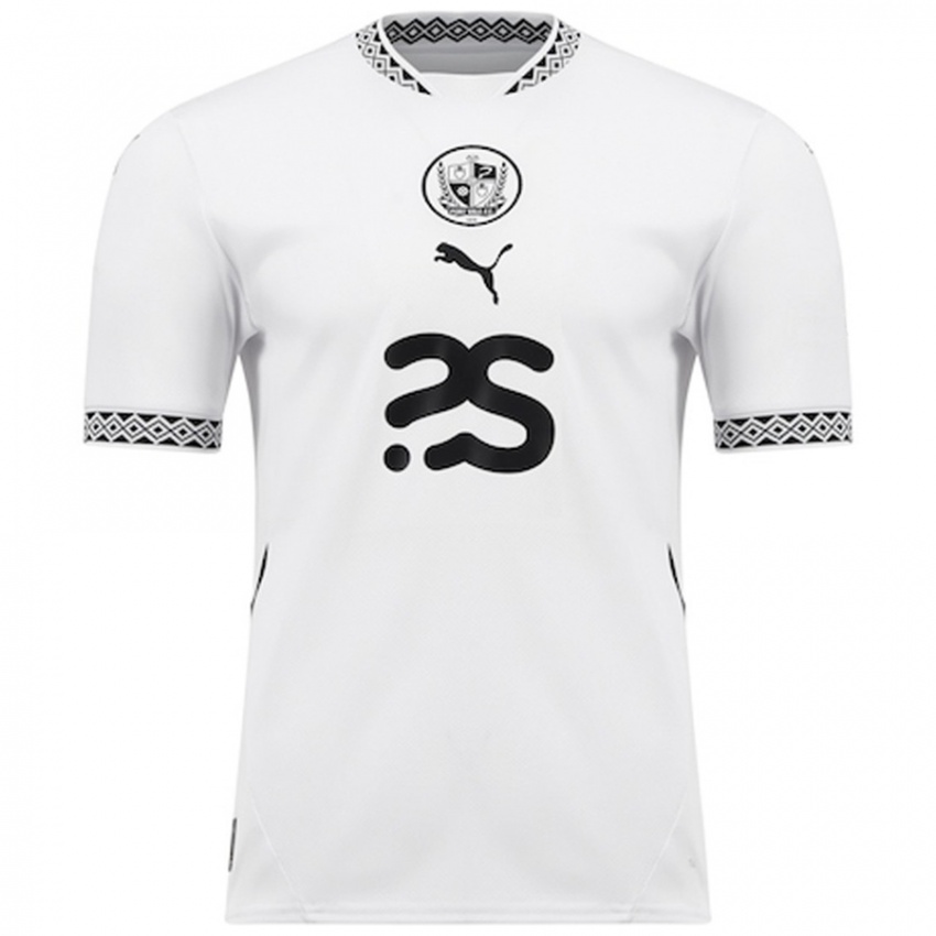 Niño Camiseta Benicio Baker-Boaitey #37 Blanco 1ª Equipación 2024/25 La Camisa Perú