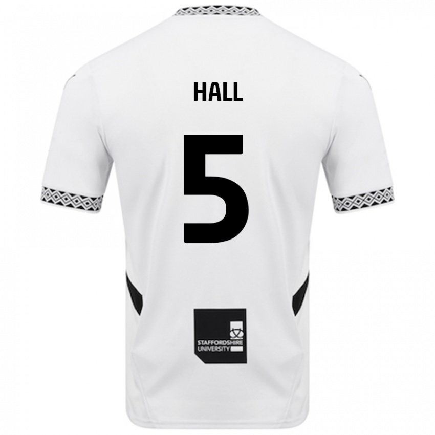 Niño Camiseta Connor Hall #5 Blanco 1ª Equipación 2024/25 La Camisa Perú