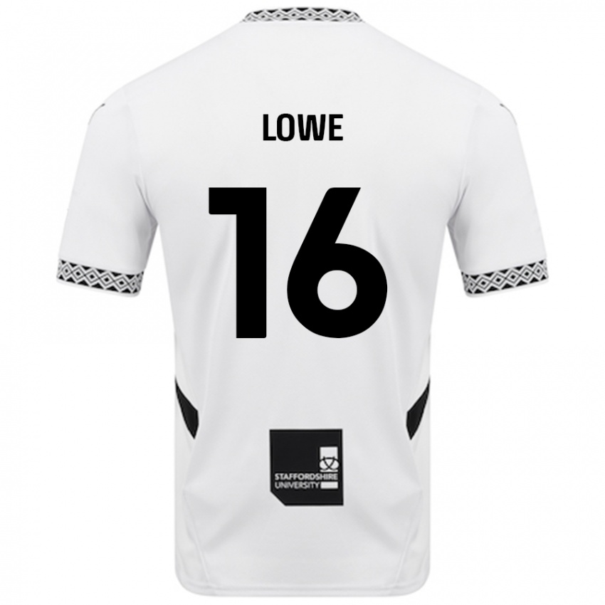 Niño Camiseta Jason Lowe #16 Blanco 1ª Equipación 2024/25 La Camisa Perú