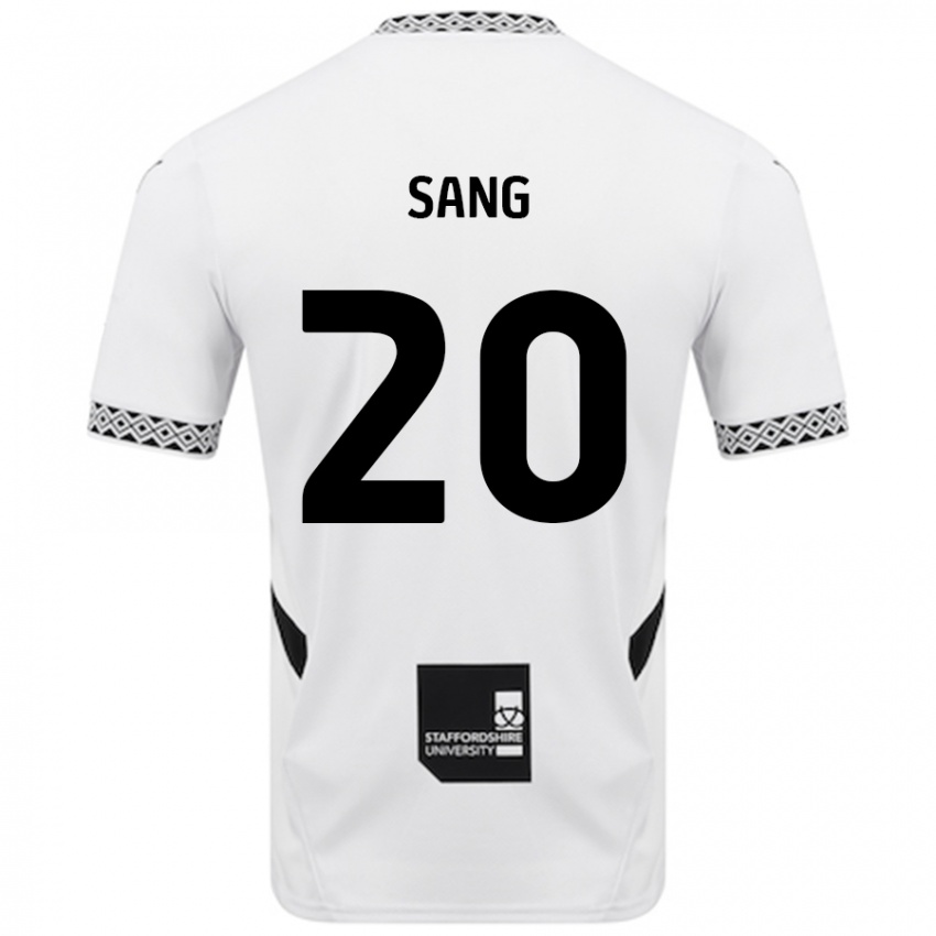 Niño Camiseta Tom Sang #20 Blanco 1ª Equipación 2024/25 La Camisa Perú