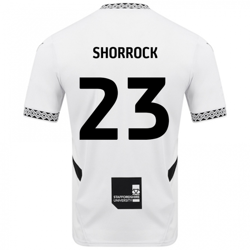 Niño Camiseta Jack Shorrock #23 Blanco 1ª Equipación 2024/25 La Camisa Perú