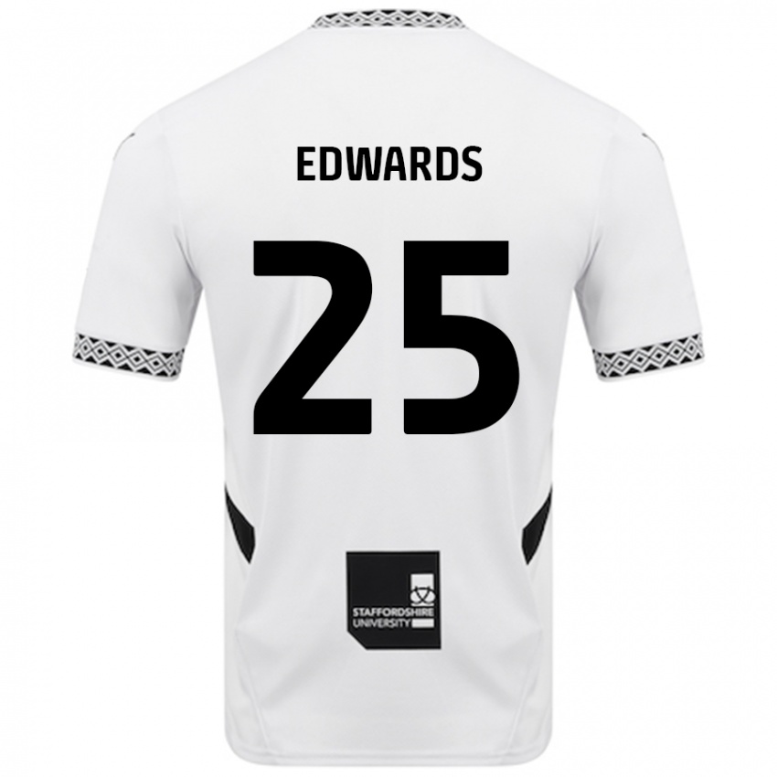 Niño Camiseta Diamond Edwards #25 Blanco 1ª Equipación 2024/25 La Camisa Perú