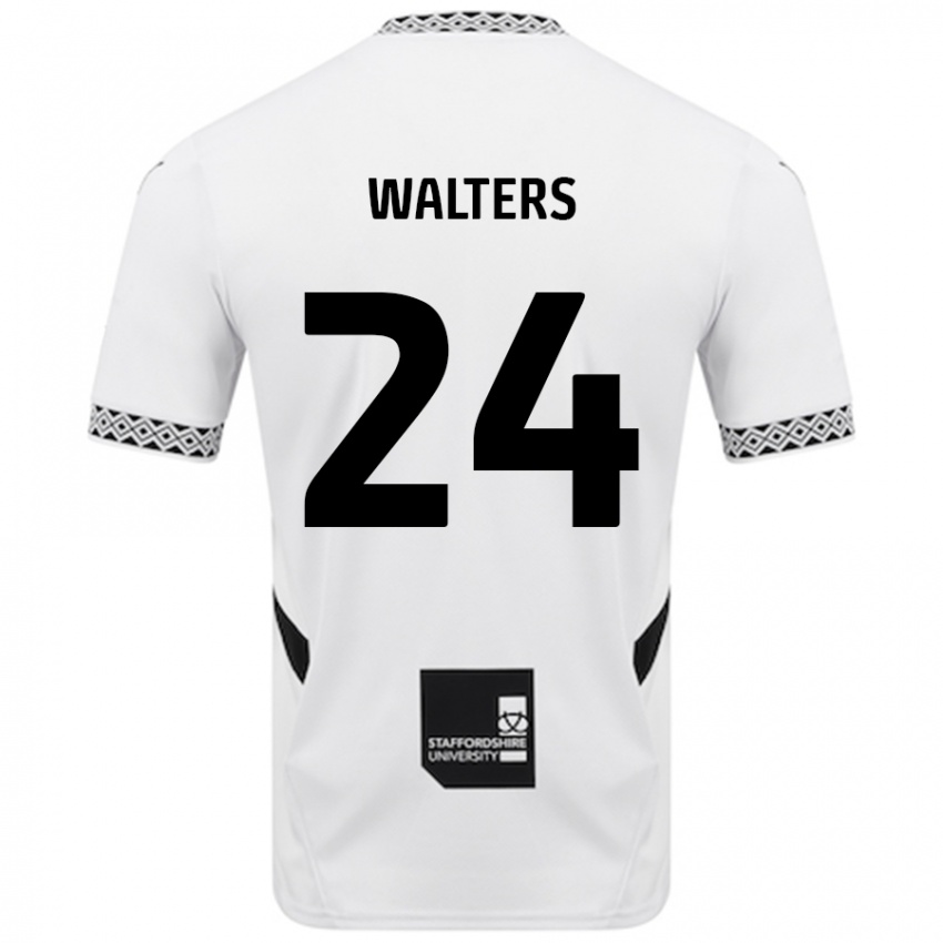 Niño Camiseta Rhys Walters #24 Blanco 1ª Equipación 2024/25 La Camisa Perú